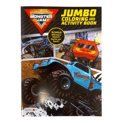 Coloring Book Monster Jam In 24pc Display Box