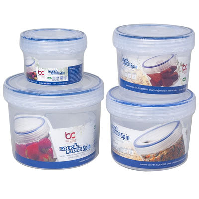 Food Storage Container 8pc Set Lock N Store