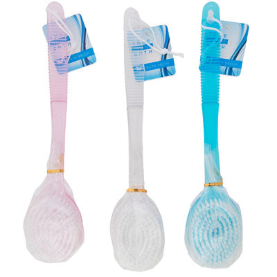 Bath Brush Bristle 13.39in L Pp Plastic 4 Colors Hba/ht