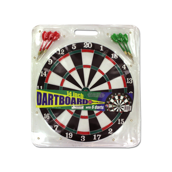 Dartboard with Metal Tip Darts
