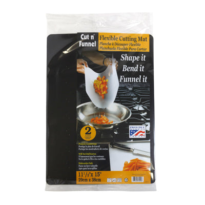 Cutting Mats 2pk Black 11.5x15 Flexible