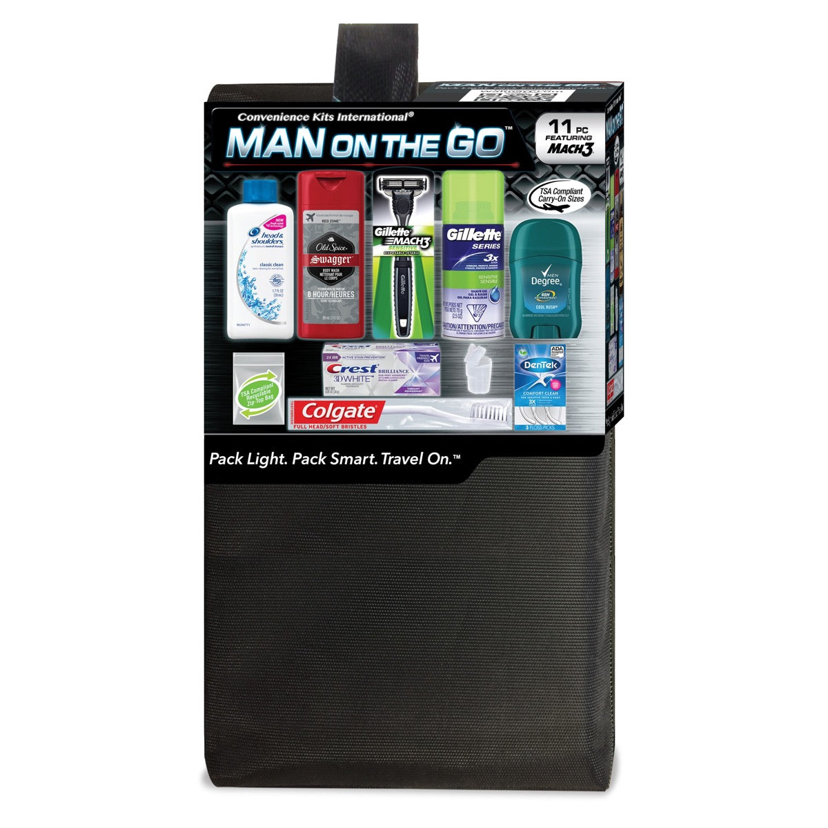 11 PC.Men's Premium Travel Kit