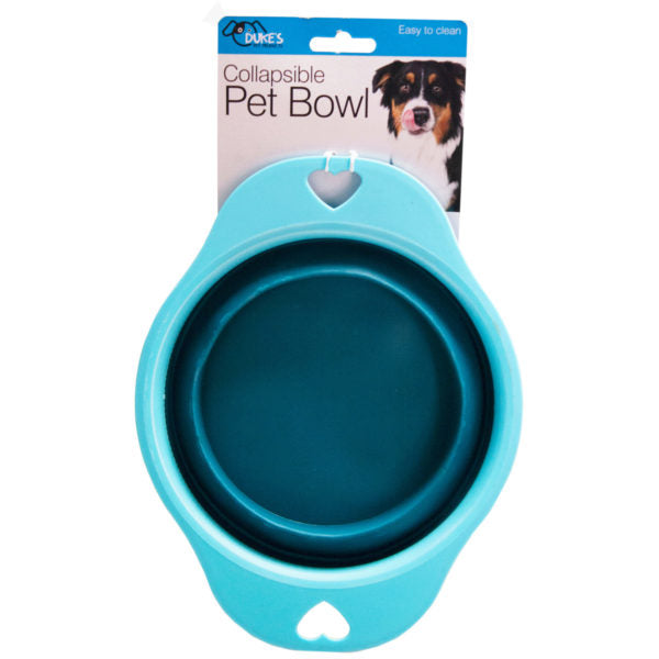 Collapsible Pet Bowl w/Heart