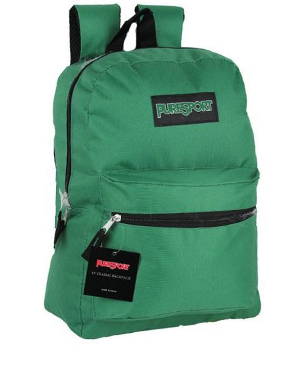 15" Classic PureSport Backpacks - Green