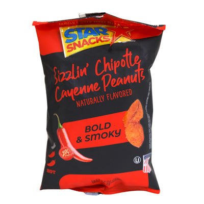 Nuts Sizzlin Chipotle Cayenne Peanuts 5oz