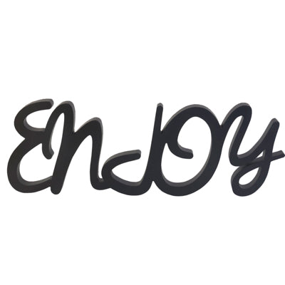 Tabletop Decor 10x28 Enjoy Word Sign