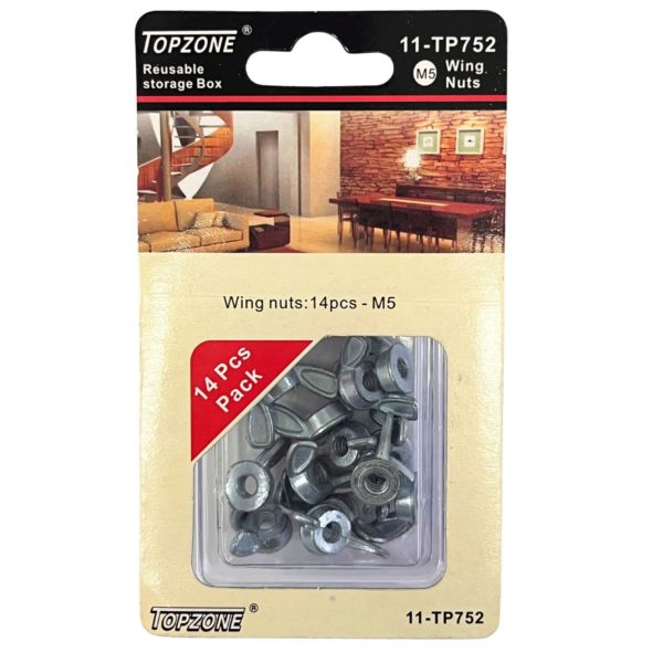 Topzone 14 Piece Set Wing Nuts