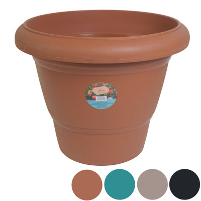Planter Round 18 Inch Diameter 14.2 Inch Tall 4 Colors Bagged Not Boxed