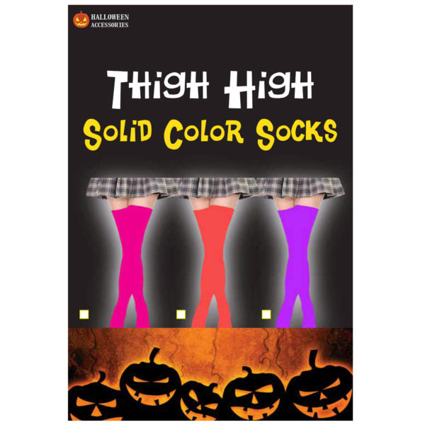 Thigh High Socks Purple