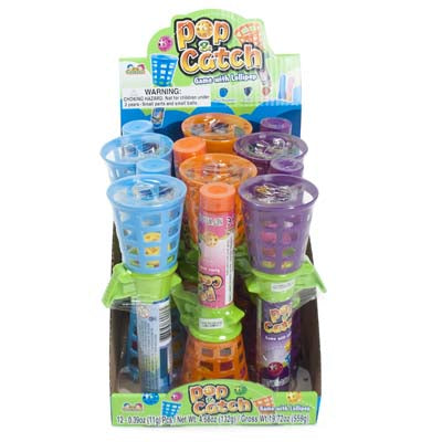 Candy Pop & Catch With Lollipop .39oz Counter Display
