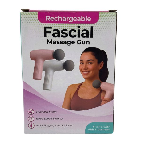 Three-Setting Rechargeable Lightweight Fascial Massage Gun
