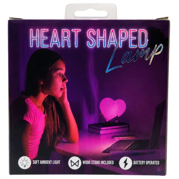 3D Heart Lamp with Stand