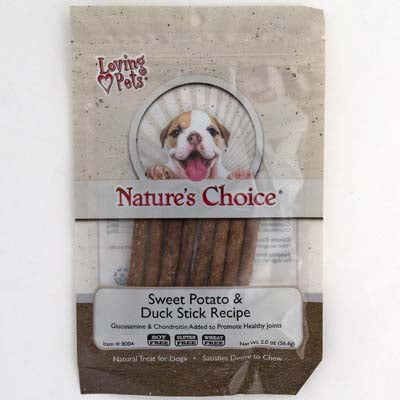 Dog Treats 2 Oz Sweet Potato & Duck Recipe Sticks
