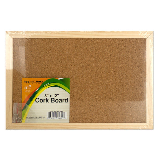 Wood Framed Cork Board