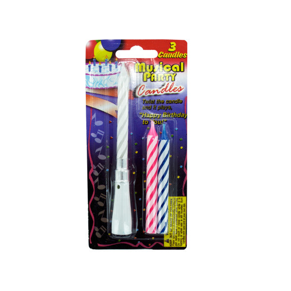Musical Party Candles