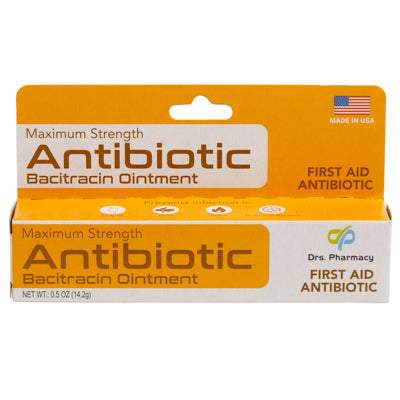 Drs Pharmacy Antibiotic Bacitracin Ointment 0.5oz