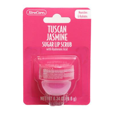 Lip Scrub .34oz Tuscan Jasmine W/hyaluronic Acid Jar Spa Luxury Carded Peggable