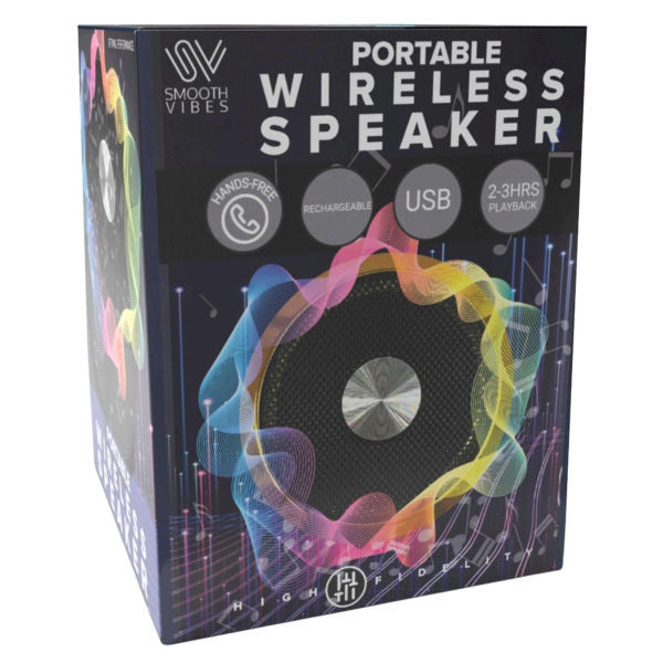 2.75" Mini Black Wireless Portable Speaker