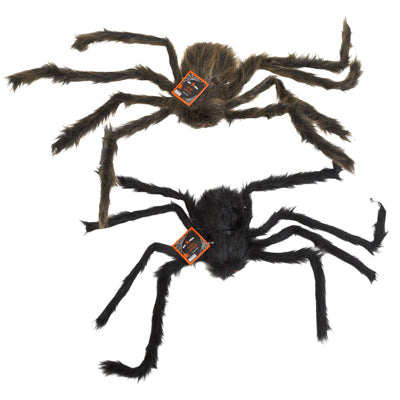 Spider Hairy 29.5in 2ast Black & Brown/blk Ea Ht/jhook