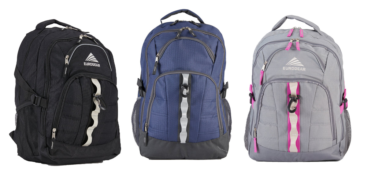18" Premium Backpacks w/ Side Mesh Pockets