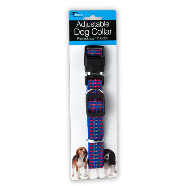 Adjustable Woven Dog Collar