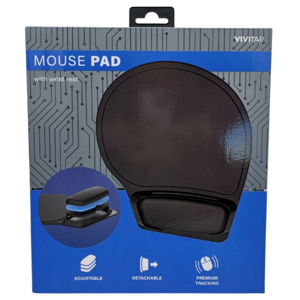 Vivitar Premium Mouse Pad with Comfort Wrist Rest