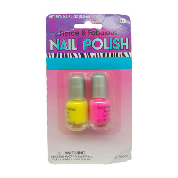 2 Pack Fierce & Fabulous Nail Polish Set