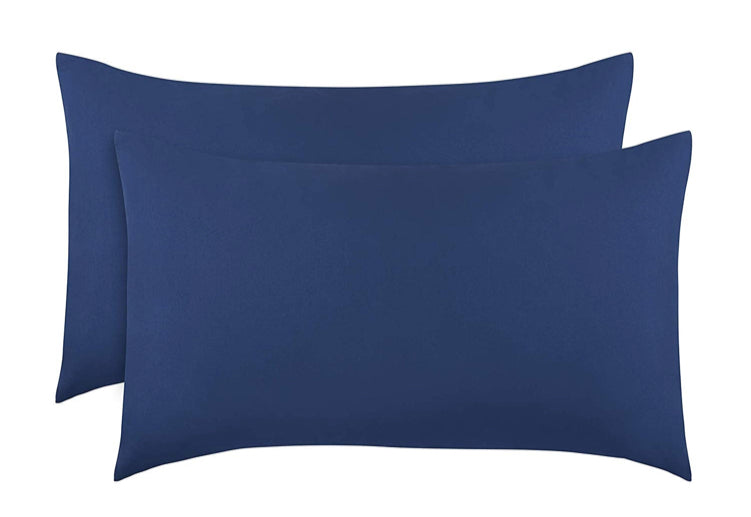 Toddler Travel Pillowcases - Solid Navy - 2-Pack