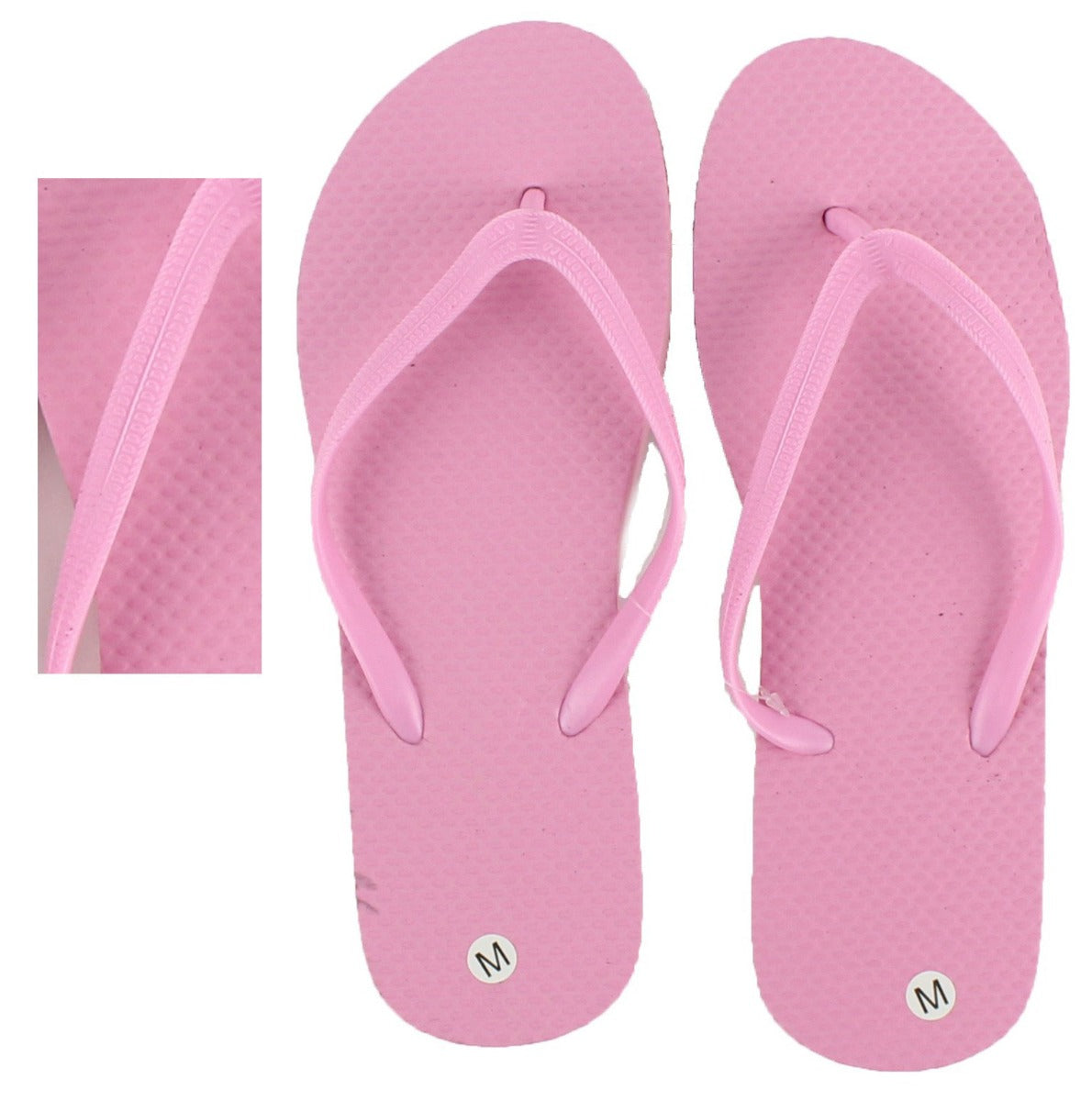 Women's Pink Flip Flops for Breast Cancer Awareness