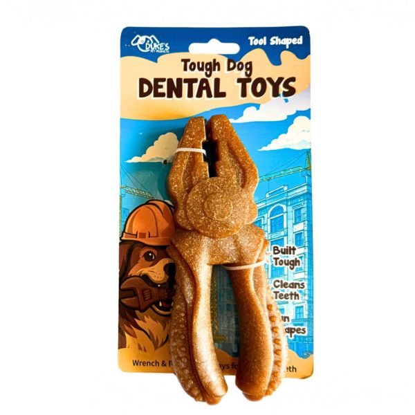 Dog Dental Chew Toy Shaped like Tools