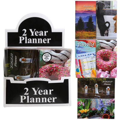 Planner 2027/2028 6.75x3.75in 6ast/pdq