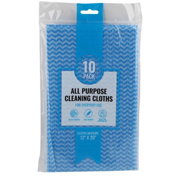 10 Pack All Purpose Cleaning Cloths Reusable and Durable Wipe Towels