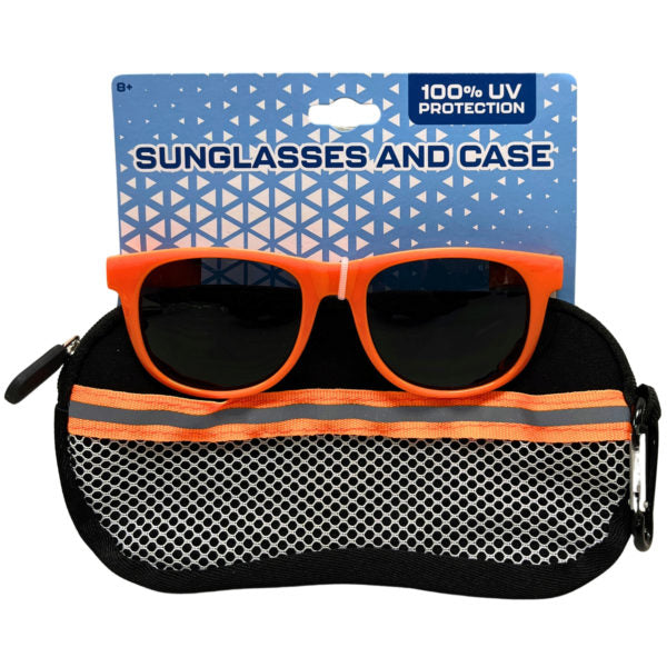 Luv Her Orange Sunglasses with Carrying Case