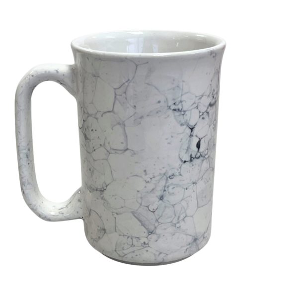 12oz White Marble Covington Ceramic Mug