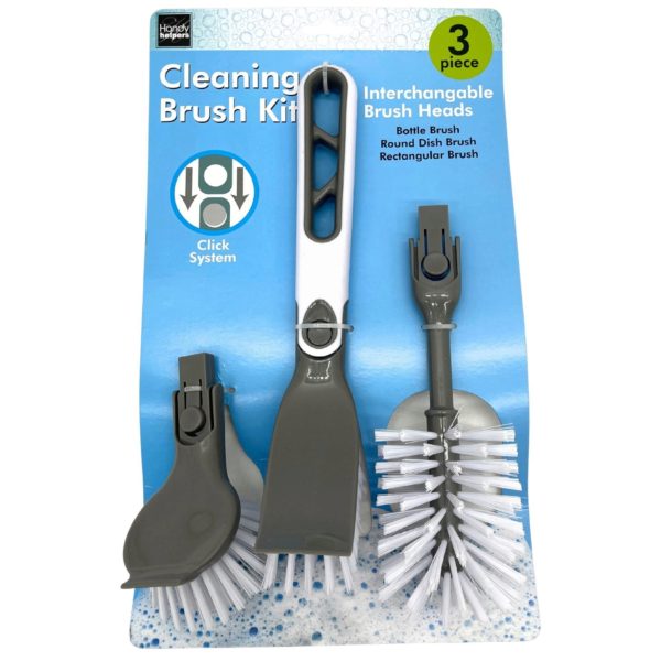 3 Pack Kitchen Cleaning Brush Kit