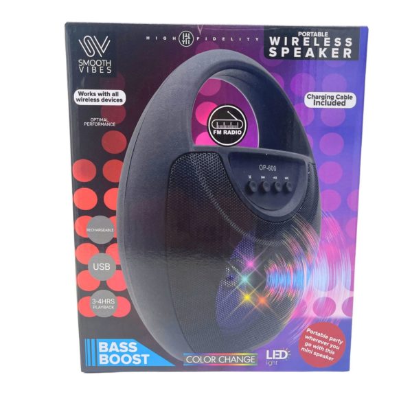 Portable Color Changing Speaker with Built In Handle