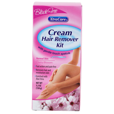 Hair Remover Kit 5.2oz Cream Cherry Blossom Blade Freextra Care
