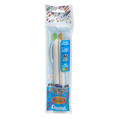 Pens 2ct Pentel Assorted Color Ink Energel Retractable .7mm