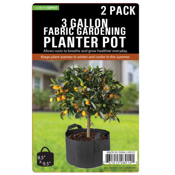 3 Gallon Fabric Gardening Planter Pot
