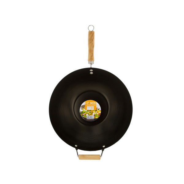 Wok with Easy to Clean Coated Surface