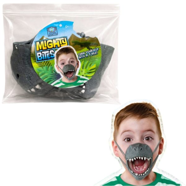 Mighty Bites Novelty Tyrannosaurus Rex Mask with Teeth