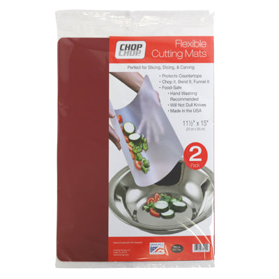 Cutting Mats 2pk Brick Red 11.5x15 Flexible