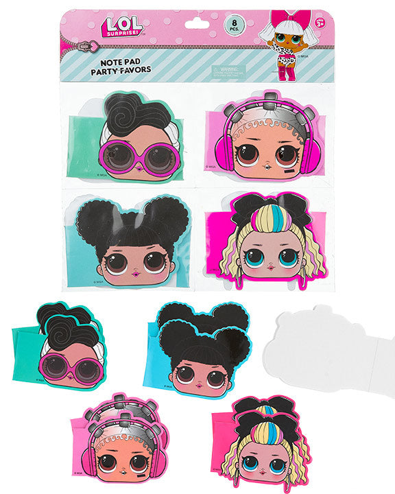 L.O.L. Surprise! Party Favor Notepads - 8-Pack