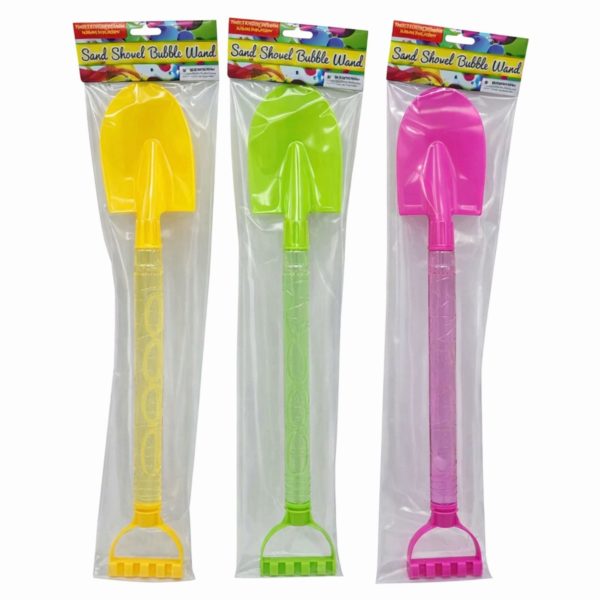 18.5" Sand Shovel Bubble Wand Toy