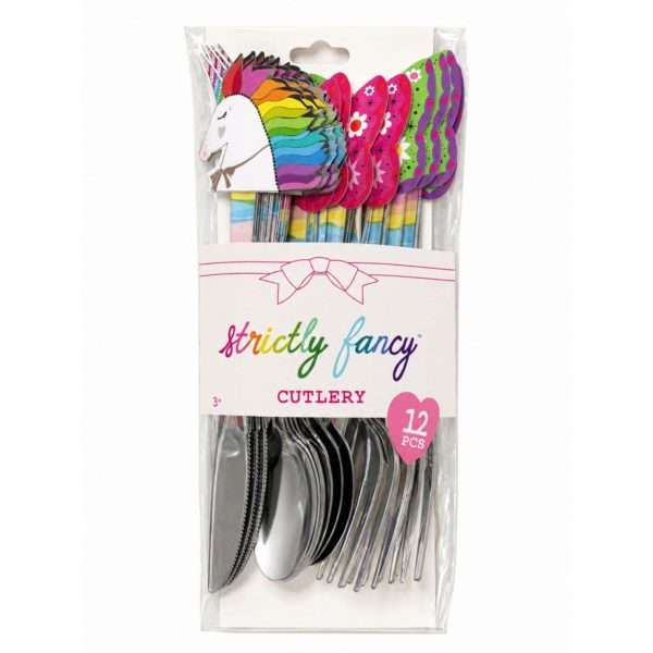 Strictly Fancy 12 Count Glittery Cutlery
