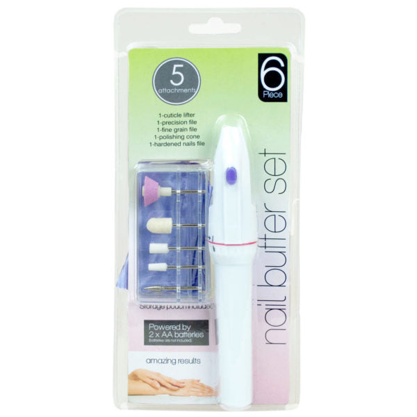 Battery Operated Nail Buffer Set