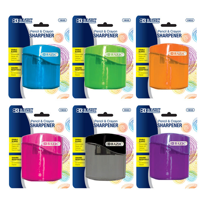 Dual Blades Sharpener w/ Square Receptacle