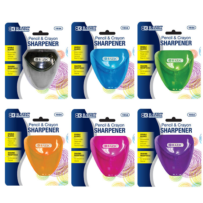 Dual Blades Sharpener w/ Funnel Receptacle