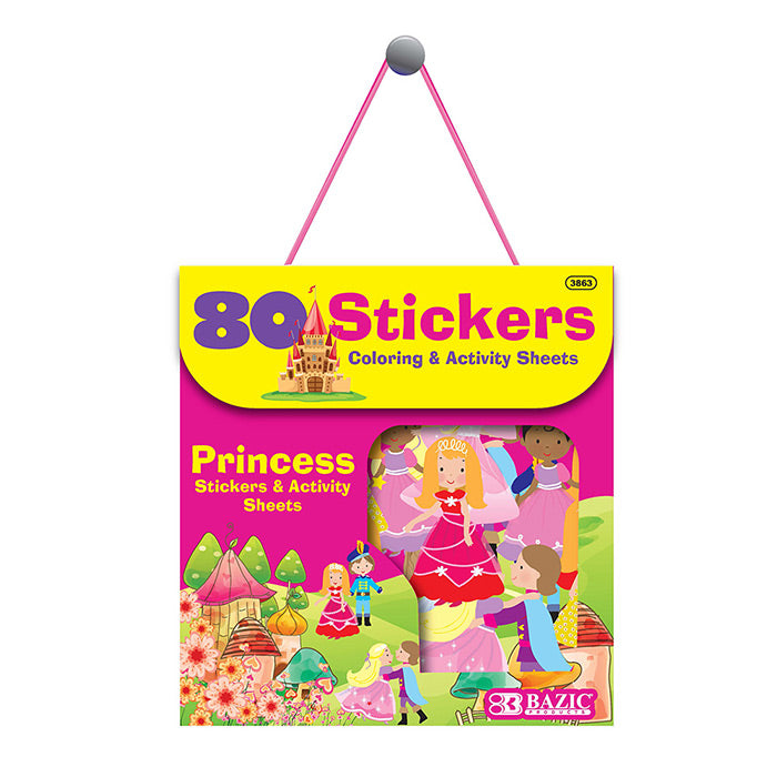 Princess Series Assorted Sticker (80/Bag)