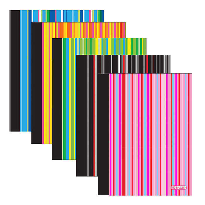 C/R 100 Ct. Stripes Composition Book